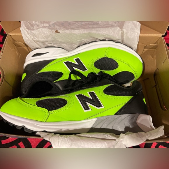 New Balance 498 Lime Green Black' - Picture 8 of 12